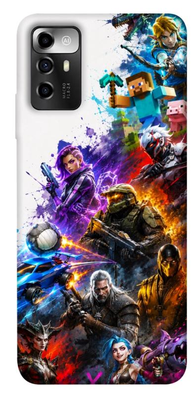 Чохол itsPrint Gameverse для ZTE Blade A72, ігри, купити оптом з доставкою