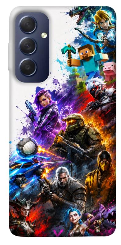 Чехол itsPrint Gameverse для Samsung Galaxy M54 5G, игры, купить оптом с доставкой