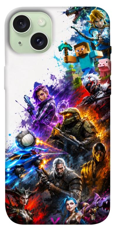 Чохол itsPrint Gameverse для Apple iPhone 15 Plus (6.7"), ігри, купити оптом з доставкою