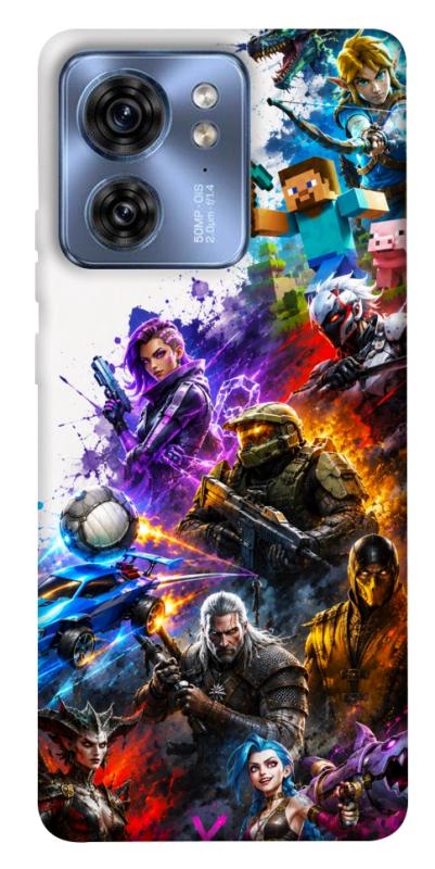 Чохол itsPrint Gameverse для Motorola Edge 40, ігри, купити оптом з доставкою