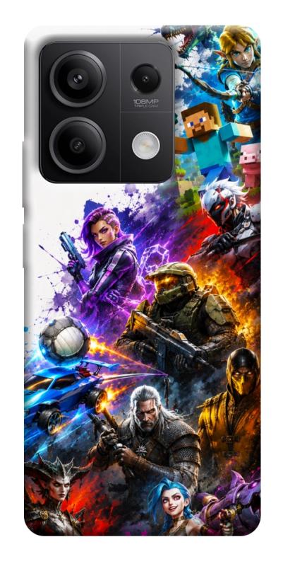 Чехол itsPrint Gameverse для Xiaomi Redmi Note 13 5G, игры, купить оптом с доставкой