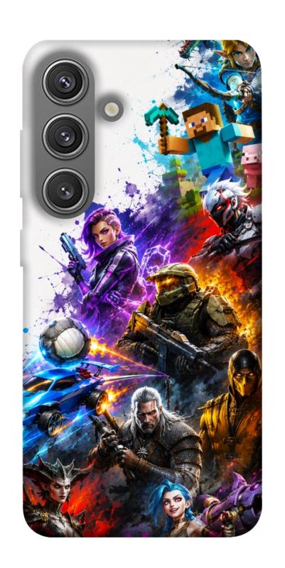 Чехол itsPrint Gameverse для Samsung Galaxy S24, игры, купить оптом с доставкой