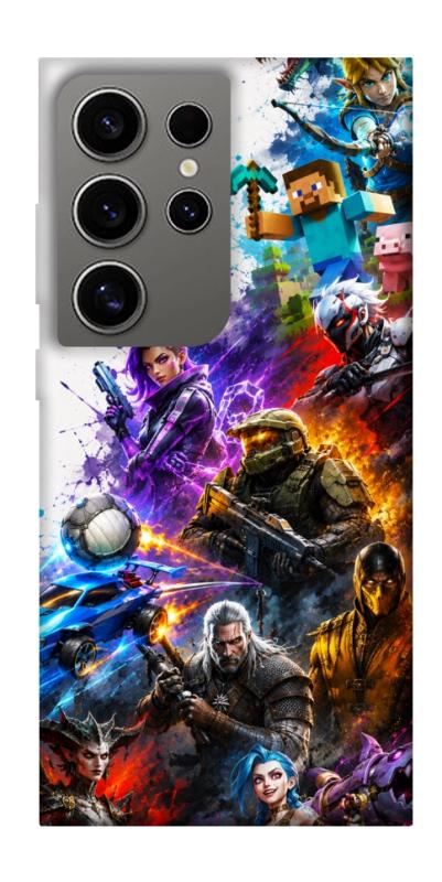 Чехол itsPrint Gameverse для Samsung Galaxy S24 Ultra, игры, купить оптом с доставкой