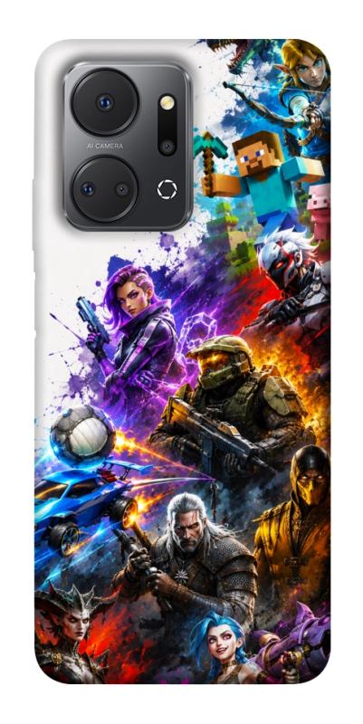 Чехол itsPrint Gameverse для Huawei Honor X7a, игры, купить оптом с доставкой