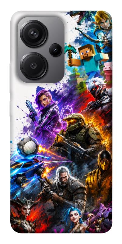 Чехол itsPrint Gameverse для Xiaomi Redmi Note 13 Pro+, игры, купить оптом с доставкой