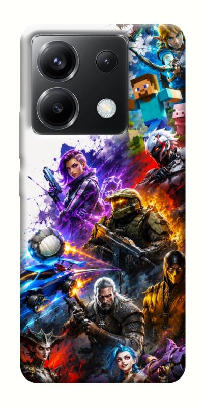 Чехол itsPrint Gameverse для Xiaomi Poco X6, игры, купить оптом с доставкой