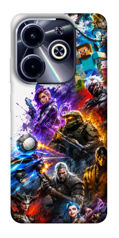 Чехол itsPrint Gameverse для Infinix Hot 40i, игры, купить оптом с доставкой