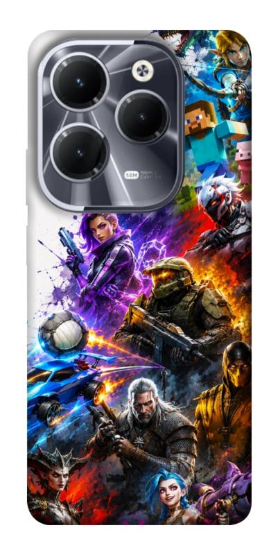 Чехол itsPrint Gameverse для Infinix Hot 40, игры, купить оптом с доставкой