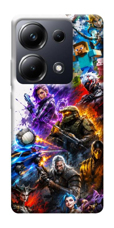 Чохол itsPrint Gameverse для Xiaomi Redmi 13 4G / Poco M6 4G, ігри, купити оптом з доставкою