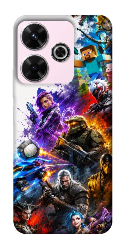 Чехол itsPrint Gameverse для Xiaomi Redmi 13 4G / Poco M6 4G, игры, купить оптом с доставкой