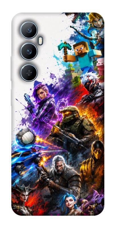 Чехол itsPrint Gameverse для Realme C65 4G, игры, купить оптом с доставкой