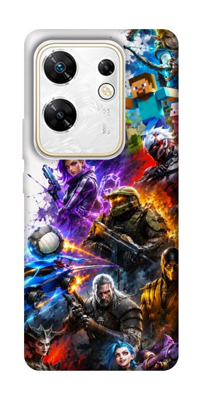 Чехол itsPrint Gameverse для Infinix Zero 30 4G, игры, купить оптом с доставкой
