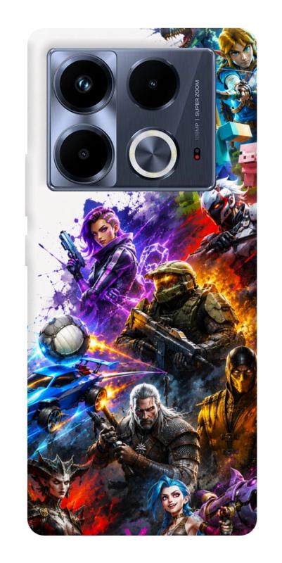 Чехол itsPrint Gameverse для Infinix Note 40 4G, игры, купить оптом с доставкой