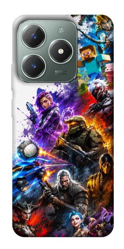 Чехол itsPrint Gameverse для Realme C61 4G, игры, купить оптом с доставкой