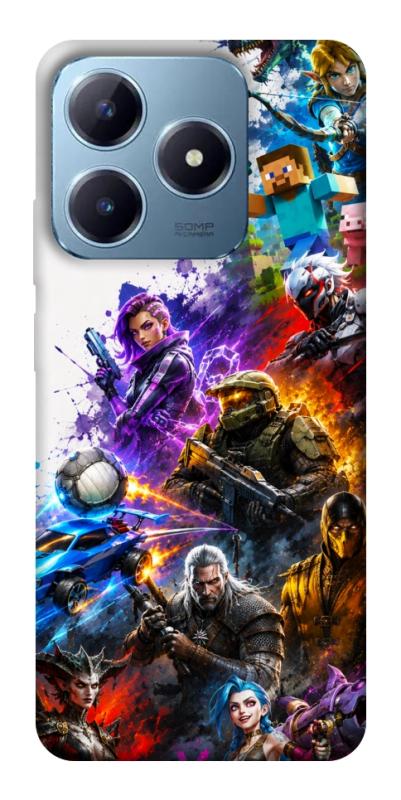 Чехол itsPrint Gameverse для Realme C63 4G, игры, купить оптом с доставкой