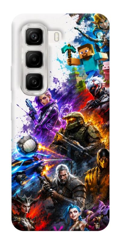 Чехол itsPrint Gameverse для Infinix Hot 50 4G, игры, купить оптом с доставкой