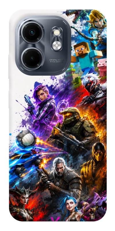 Чехол itsPrint Gameverse для Infinix Smart 9 4G / Hot 50i, игры, купить оптом с доставкой