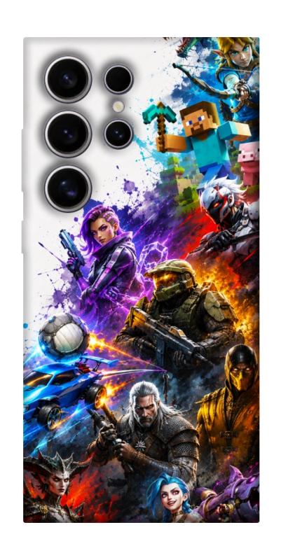 Чехол itsPrint Gameverse для Samsung Galaxy S25 Ultra, игры, купить оптом с доставкой