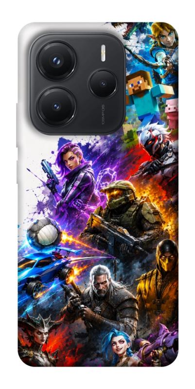 Чехол itsPrint Gameverse для Xiaomi Redmi Note 14 5G, игры, купить оптом с доставкой