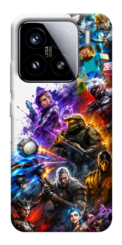Чехол itsPrint Gameverse для Xiaomi 15, игры, купить оптом с доставкой