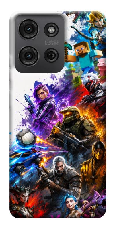 Чехол itsPrint Gameverse для Motorola Moto G75 5G, игры, купить оптом с доставкой