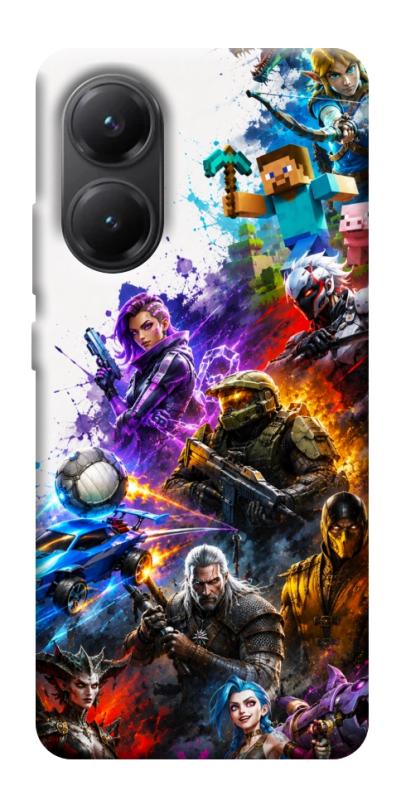 Чехол itsPrint Gameverse для Xiaomi Poco X7 Pro, игры, купить оптом с доставкой