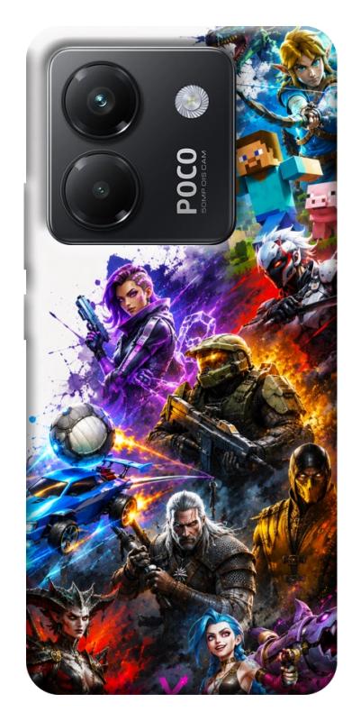 Чехол itsPrint Gameverse для Xiaomi Poco M7 Pro 5G, игры, купить оптом с доставкой