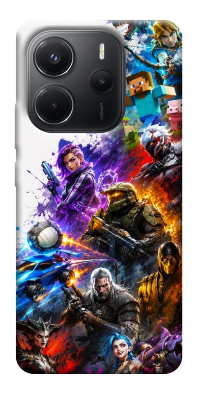 Чехол itsPrint Gameverse для Xiaomi Redmi Note 14 4G (Int. version), игры, купить оптом с доставкой