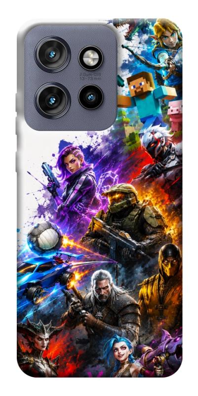 Чехол itsPrint Gameverse для Motorola Edge 50 Neo, игры, купить оптом с доставкой