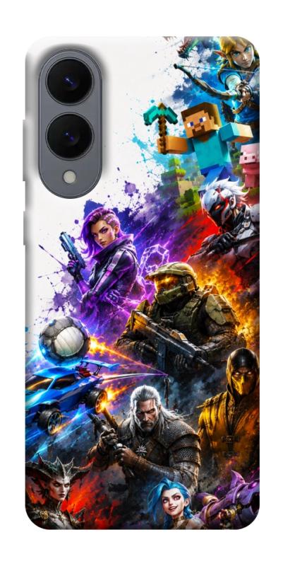Чехол itsPrint Gameverse для Samsung Galaxy S25 Edge, игры, купить оптом с доставкой