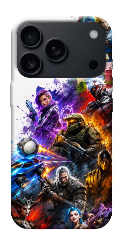 Чехол itsPrint Gameverse для Apple iPhone 17 Pro (6.3"), игры, купить оптом с доставкой