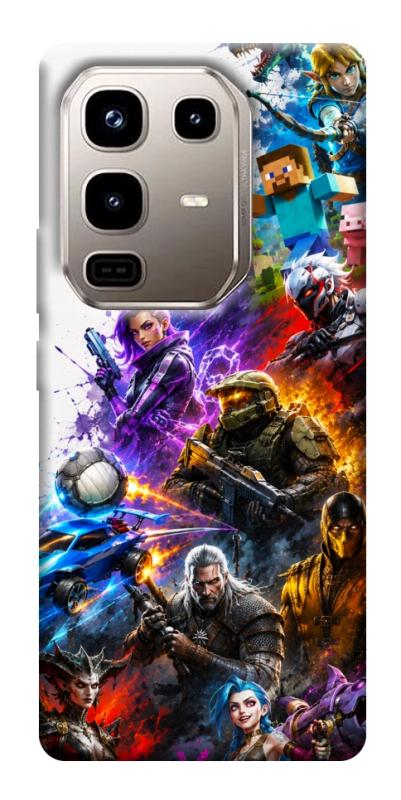 Чехол itsPrint Gameverse для Infinix Note 50 Pro 4G, игры, купить оптом с доставкой