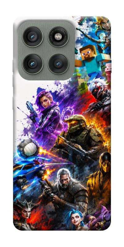 Чехол itsPrint Gameverse для Motorola Edge 60 Pro, игры, купить оптом с доставкой
