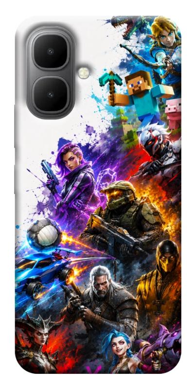 Чехол itsPrint Gameverse для Infinix Smart 10, игры, купить оптом с доставкой