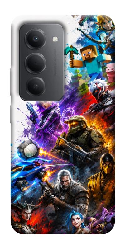 Чехол itsPrint Gameverse для Xiaomi Redmi 15 4G (Global) / 5G, игры, купить оптом с доставкой