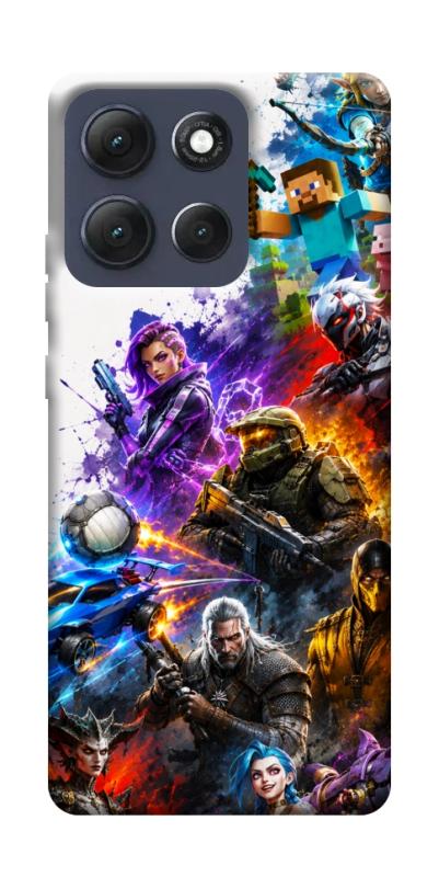 Чехол itsPrint Gameverse для Motorola Moto G86 Power, игры, купить оптом с доставкой