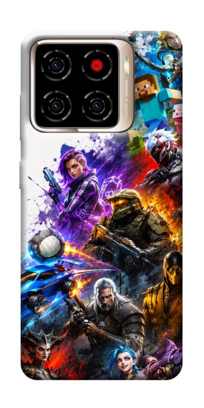Чехол itsPrint Gameverse для ZTE Blade A56, игры, купить оптом с доставкой