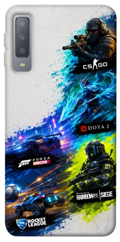 Чехол itsPrint Full Throttle для Samsung A750 Galaxy A7 (2018), игры, купить оптом с доставкой