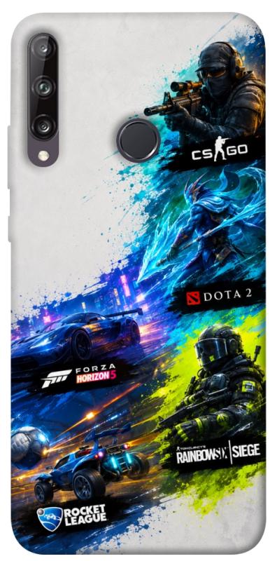 Чехол itsPrint Full Throttle для Huawei P40 Lite E / Y7p (2020), игры, купить оптом с доставкой