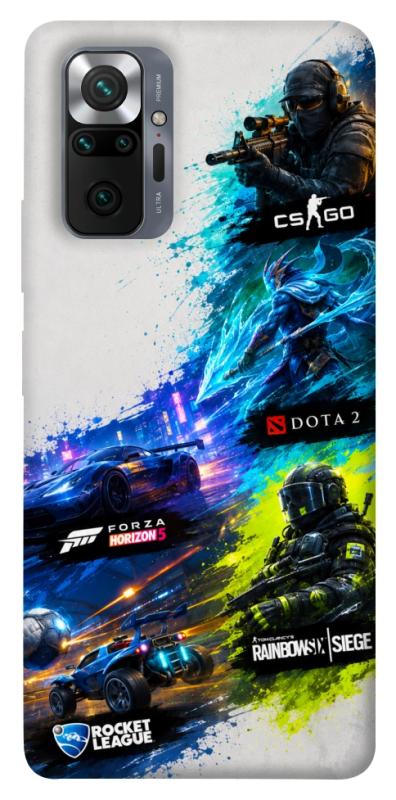 Чехол itsPrint Full Throttle для Xiaomi Redmi Note 10 Pro, игры, купить оптом с доставкой