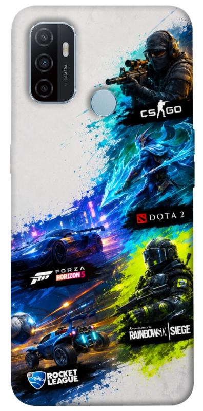 Чехол itsPrint Full Throttle для Oppo A53 / A32 / A33, игры, купить оптом с доставкой