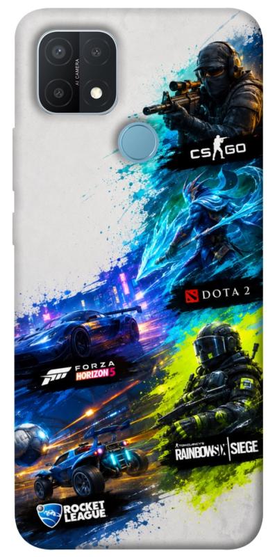 Чехол itsPrint Full Throttle для Oppo A15s / A15, игры, купить оптом с доставкой