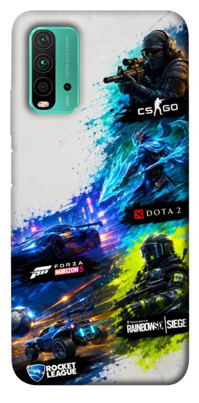 Чехол itsPrint Full Throttle для Xiaomi Redmi Note 9 4G / Redmi 9 Power / Redmi 9T, игры, купить оптом с доставкой