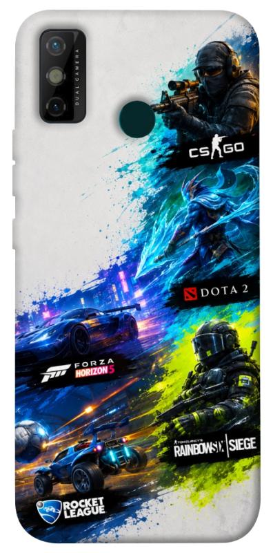 Чехол itsPrint Full Throttle для TECNO Spark 6 Go, игры, купить оптом с доставкой