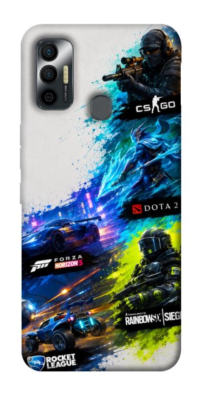 Чехол itsPrint Full Throttle для TECNO Spark 7, игры, купить оптом с доставкой