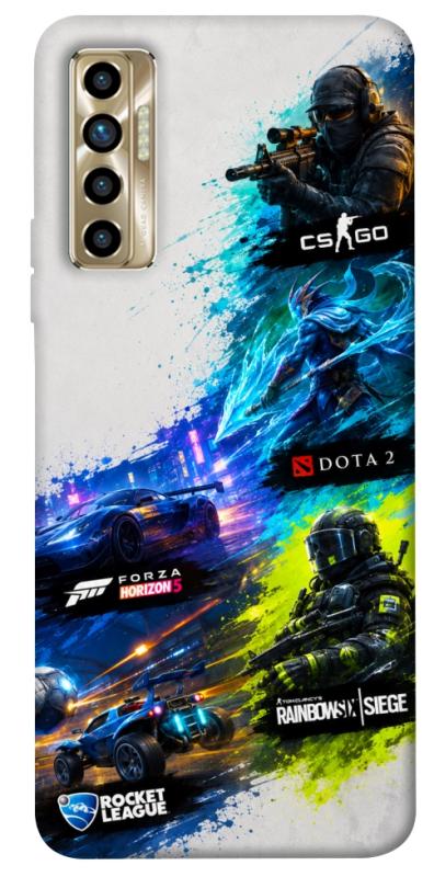 Чохол itsPrint Full Throttle для TECNO Camon 17P, ігри, купити оптом з доставкою