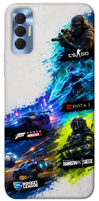 Чохол itsPrint Full Throttle для TECNO Spark 8P, ігри, купити оптом з доставкою
