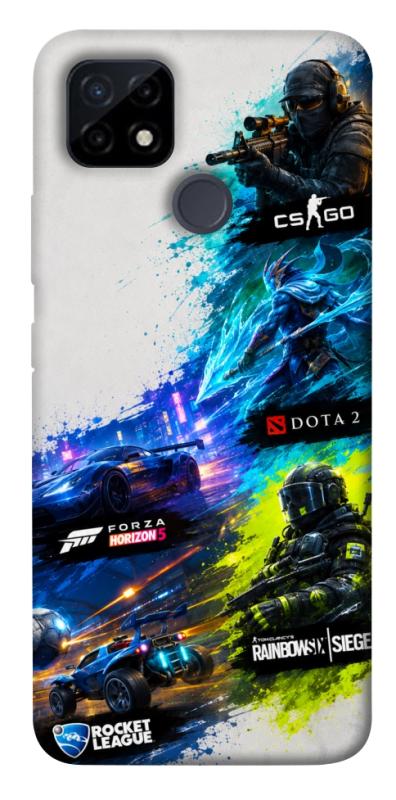Чехол itsPrint Full Throttle для Realme C12, игры, купить оптом с доставкой