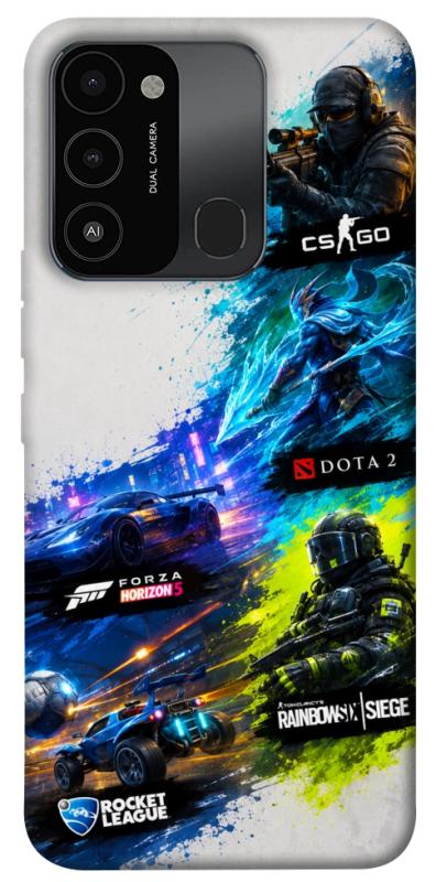 Чохол itsPrint Full Throttle для TECNO Spark 8C, ігри, купити оптом з доставкою