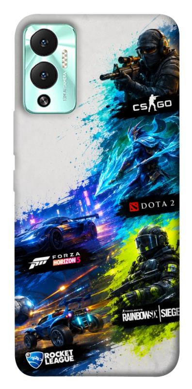 Чехол itsPrint Full Throttle для Infinix Hot 12 Play, игры, купить оптом с доставкой